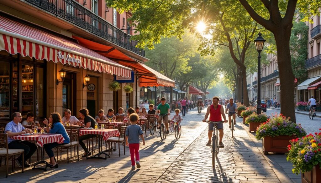 découvrez en images l'expérience unique de la piétonnisation temporaire du boulevard alsace-lorraine à pau, un moment convivial et festif au cœur de la ville.
