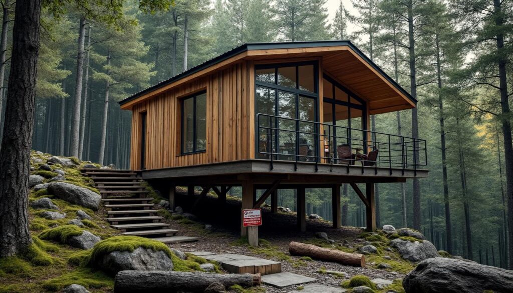 découvrez ce que dit vraiment la réglementation concernant les chalets sur pilotis installés sur un terrain non constructible, et les règles à suivre pour votre projet.