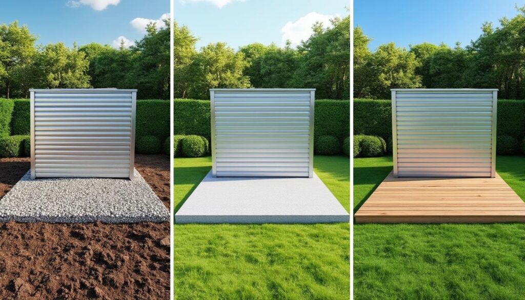 découvrez les meilleures solutions pour installer un abri de jardin en métal selon votre type de terrain et assurer une base solide et durable.