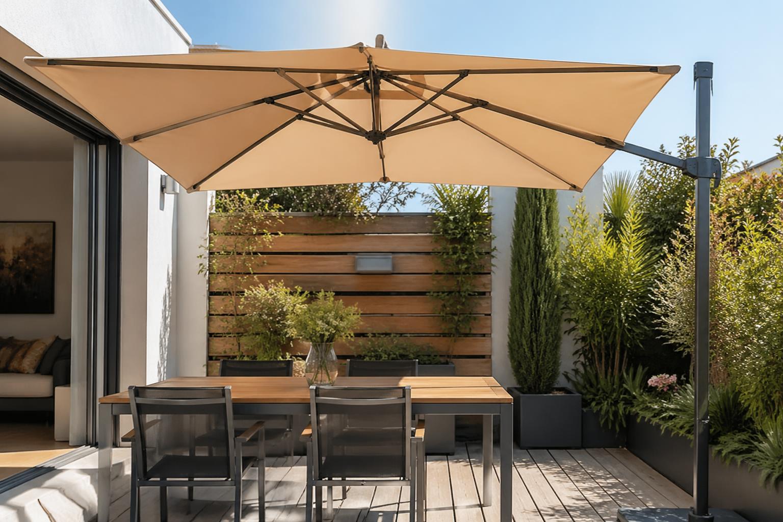 découvrez comment choisir la toile idéale pour votre parasol déporté et apprenez à la remplacer facilement vous-même grâce à nos conseils pratiques.