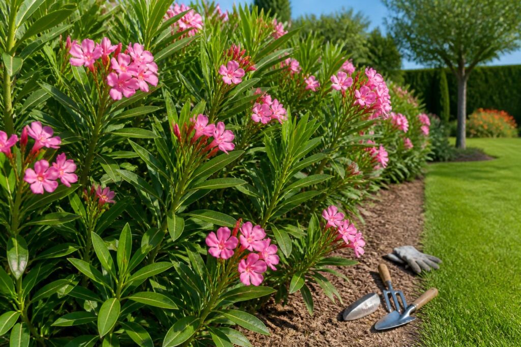 haie laurier rose plantation entretien et precautions a connaitre absolument découvrez comment planter, entretenir et prendre soin de votre haie de laurier rose en toute sécurité. nos conseils essentiels pour une haie belle et saine toute l'année.