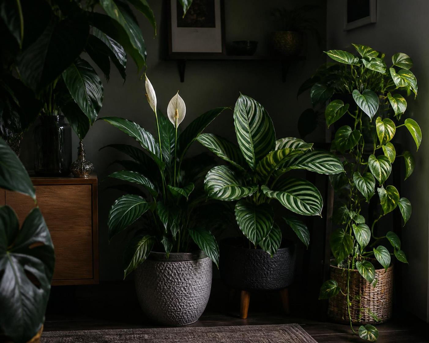 découvrez les meilleures plantes d'intérieur qui prospèrent à l'ombre, sans besoin de lumière directe, pour embellir vos espaces sombres avec facilité.