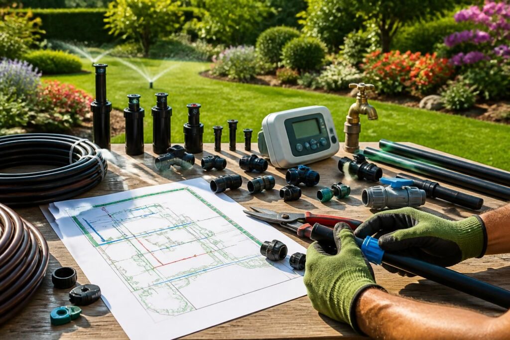 comment installer soi meme un systeme darrosage automatique guide complet du materiel et plan dinstallation découvrez comment installer vous-même un système d'arrosage automatique grâce à notre guide complet, incluant le matériel nécessaire et un plan d'installation étape par étape.