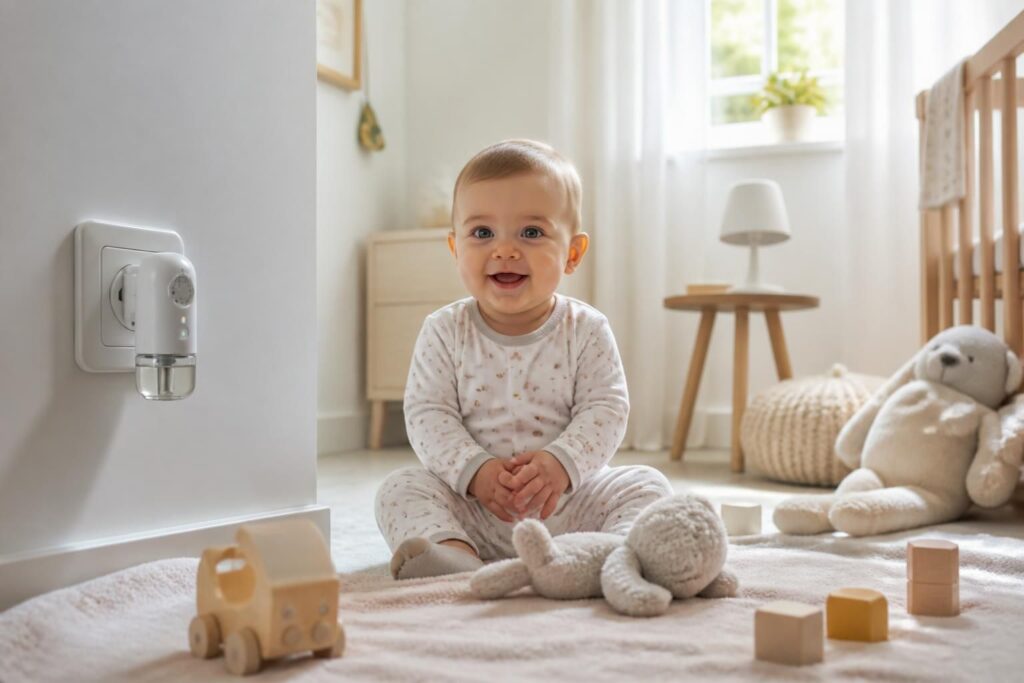 découvrez ce que la recherche scientifique révèle sur la sécurité des prises anti-moustiques utilisées près des bébés et comment protéger les tout-petits efficacement.