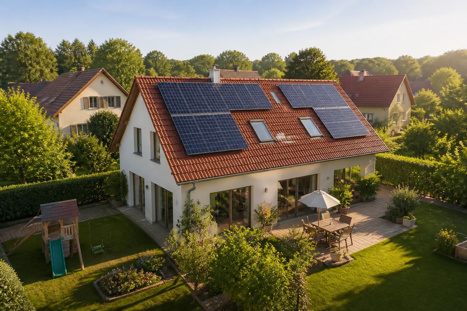 découvrez comment déterminer la quantité optimale de panneaux solaires à installer sur un toit orienté est-ouest pour maximiser la production d'énergie renouvelable.