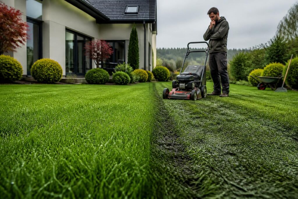 tondre une pelouse humide astuce pratique ou erreur a eviter absolument découvrez si tondre une pelouse humide est une astuce pratique ou une erreur à éviter absolument, avec des conseils pour entretenir votre gazon efficacement.