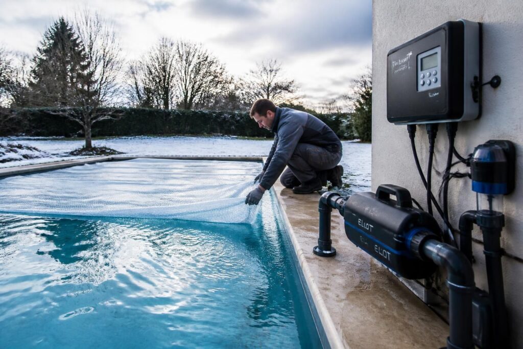 découvrez les étapes essentielles pour réussir l'hivernage d'une piscine au sel, en prenant soin de votre électrolyseur et en garantissant une protection optimale pendant l'hiver.
