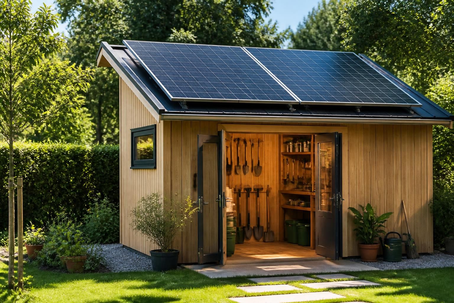 découvrez comment installer un kit solaire sur votre abri de jardin, avec des conseils sur les utilisations pratiques, le choix de la puissance adaptée et les étapes essentielles pour une installation réussie.