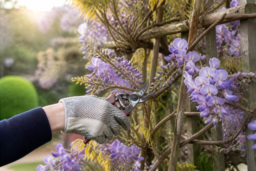 découvrez le calendrier parfait pour tailler votre glycine sans risquer de compromettre sa floraison et profitez d'une floraison abondante et saine chaque saison.