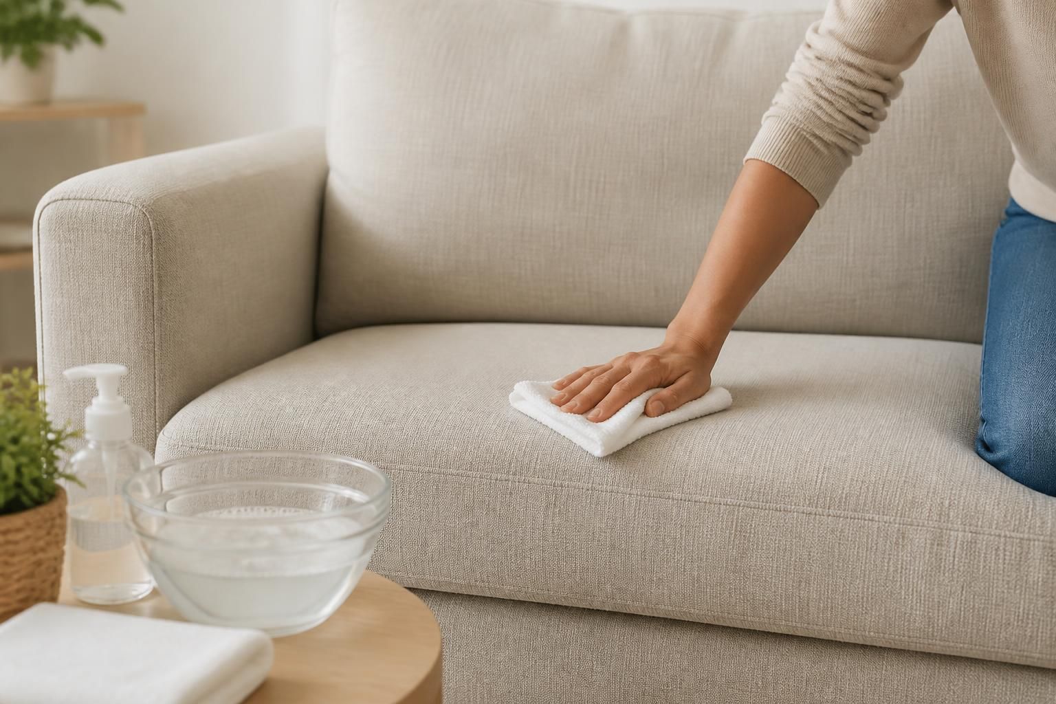découvrez des astuces douces et efficaces pour nettoyer un canapé en tissu non déhoussable sans laisser d'auréoles, afin de préserver la beauté et la fraîcheur de votre mobilier.