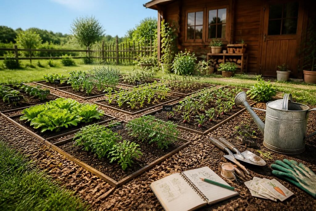 plan potager debutant comment organiser ses premieres cultures quand on part de zero découvrez comment organiser facilement votre premier potager en partant de zéro. guide complet pour débutants : choisir les cultures, planifier et réussir vos récoltes.